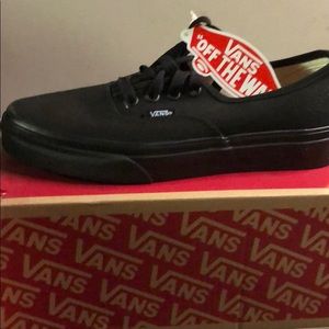 New black on black authentic van
